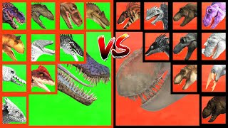 Dinosaur Tournament Random Puretotokage VS Old TREX VS TREX VS OMEGA 09 VS Allosaurus in ARBS [upl. by Dyer100]