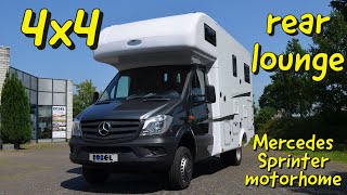 Rear lounge 4x4 motorhome  Röbel K630HLB [upl. by Labors708]