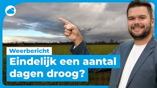 Weerbericht eindelijk een aantal dagen droog [upl. by Hillery]