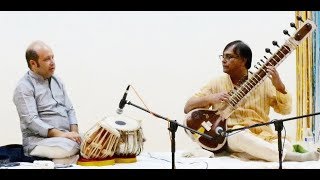 Pt Partha Chatterjee Sitar with Pt Abhijit Banerjee Tabla  Raag Patdeep [upl. by Shurlock]