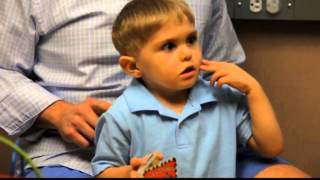 Deaf child hears for the first time [upl. by Burns]