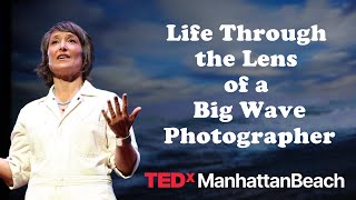 The joy and perils of photographing big wave surfers  Sachi Cunningham  TEDxManhattanBeach [upl. by Earlene]