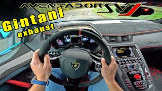 Lamborghini Aventador SVJ  9000RPM F1 V12 SOUND POV [upl. by Aciraa]