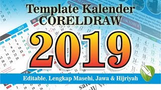 Download Template Kalender 2019 [upl. by Ailahs715]