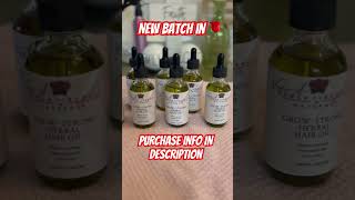 New Signature Batch just bottled Natural hair growth method hairgrowth herbal hairoil [upl. by Lola]