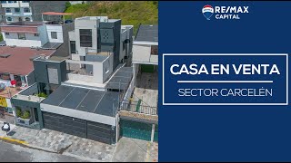 Casa en venta sector carcelén  REMAX Capital [upl. by Einwahs805]