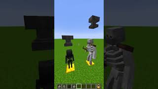 Skeleton resistance minecraft minecraftshorts [upl. by Ahsieken]