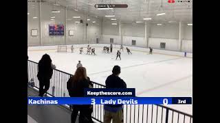 Kachinas vs Lady Devils Hockey [upl. by Sira]