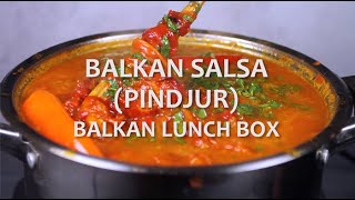 Balkan Salsa Tomato and Red Pepper Spread Pindjur [upl. by Tiler]