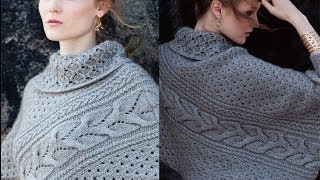 12 Asymmetrical Pullover Vogue Knitting Fall 2013 [upl. by Ahsinauj]