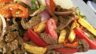 Lomo Saltado  Comida Peruana 🇵🇪 [upl. by Annaiviv627]