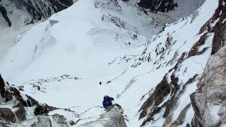 K2 quotBottleneckquot 8350 meters [upl. by Annoynek]