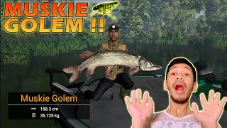 Mencari Muskie Golem dan Lurenya di Map Saint Croix Lake Fishing Planet [upl. by Normi]