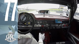 David Coulthard races Mercedes Gullwing at Goodwood 77MM [upl. by Leontina]