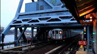 IRT Subway R62A 1 Local and Express Trains at West 225th Street [upl. by Orhtej]