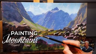 Livestream REPLAY  June 2024  Painting Mountains [upl. by Gorski]