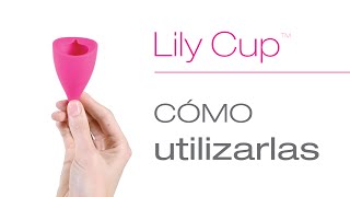 Cómo utilizar las Lily Cups  INTIMINA [upl. by Niwroc842]