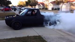 Volkswagen Caddy Burnout [upl. by Esnofla297]