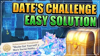 Dates Challenge Puzzle EASY SOLUTION Genshin Impact Enkanomiya Secret Achievement [upl. by Stephi833]