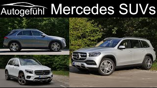 Mercedes GLA vs GLB vs GLC vs GLE vs GLS comparison review [upl. by Yborian]