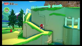 Paper Mario The Origami King  Overlook Mountain  Cutscene Skip [upl. by Pallaton]