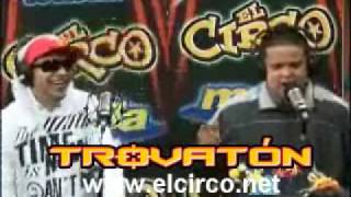 Tiraera en el Trovaton Guelo Star vs Carlos Cordero en El Circo de La Mega [upl. by Ybrad773]