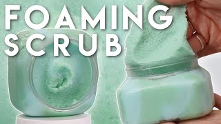 How to Make an Easy Minimal Ingredient Foaming Sugar Scrub  Free Recipe [upl. by Meeharbi]