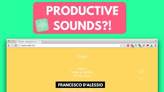 PRODUCTIVE SOUNDS  Noisli Review [upl. by Codi]