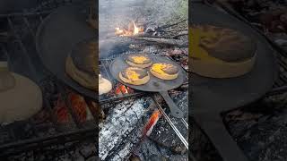 woodfired squash 😍👌 survival cooking [upl. by Rudwik]