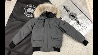 Canada Goose Chilliwack Bomber Down Jacket In Grey Review [upl. by Korb]