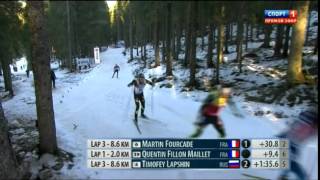 Biathlon Sprint Men 10 Km World Cup Pokljuka 19122014 [upl. by Syck]