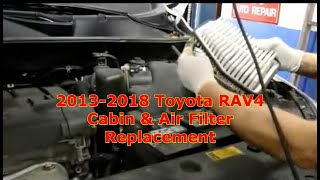 20132018 Toyota RAV4 How To Replace The Cabin And Air Filter [upl. by Vallie]