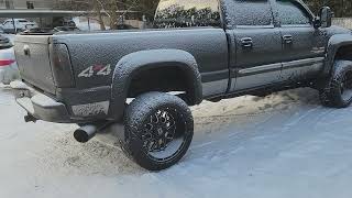 05 LLY Duramax cold start [upl. by Reffinnej]