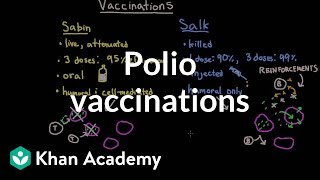 Polio vaccinations  Infectious diseases  NCLEXRN  Khan Academy [upl. by Rafaela]