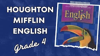 Homeschool Curriculum Flip through for Houghton Mifflin English Grade 4 [upl. by Orpheus]