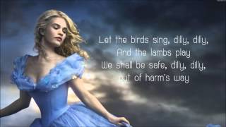 Lavenders Blue Dilly Dilly  Lyrics Cinderella 2015 Movie Soundtrack Song [upl. by Peyter]