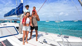 Living OffGrid Our Family’s Morning Routine Sailing the Bahamas [upl. by Mcclenaghan]