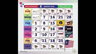 Kalendar kuda 2023 🇲🇾 [upl. by Rhodie]