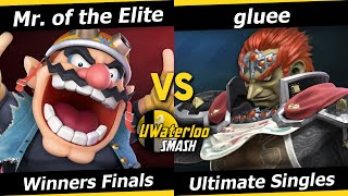 UWaterloo SSBU S23w4 Winners Finals  Mr of the Elite Wario Mario vs gluee Ganondorf [upl. by Angelika]