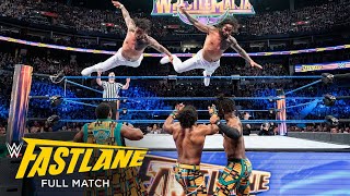 FULL MATCH  The Usos vs The New Day  SmackDown Tag Team Titles Match WWE Fastlane 2018 [upl. by Rrats]