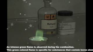 borax test for ethanol and methanol [upl. by Bush]