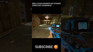 BEST LOCUS GUNSMITH SUPER FAST NO HITMARK codm callofdutymobile codmobile locusgunsmith [upl. by Yessydo]