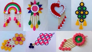 7 Best Woolen Wall Hanging Craft Ideas  Woolen Craft Wall Hanging  Woolen Wall Hangings [upl. by Gerti90]