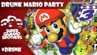 Drunk SGB Play Mario Party 1 Warios Battle Canyon [upl. by Blas11]