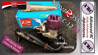 Novarossi C12 R3  Full Nitro Engine Build  Crank Mods Building Tips Bearings and More [upl. by Halli]