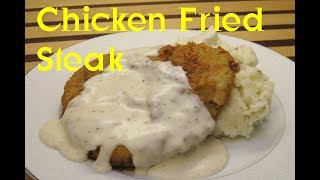 Chicken Fried Steak Southern Style Recipe Tutorial S1 Ep174 [upl. by Konopka]