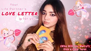 🌹APKE DESTINED PARTNER KA LOVE LETTER APKE LIYE  WHO WILL YOU MARRY  FUTURE SPOUSE TAROT READING [upl. by Ahsart]