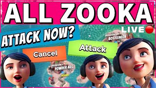 all ZOOKA solos at XP 38 😎 LIVE RECORDED  BOOM BEACH low level gameplayoperation attack strategy [upl. by Cirdes]