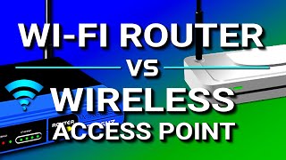 Wireless Access Point vs WiFi Router [upl. by Ariew]