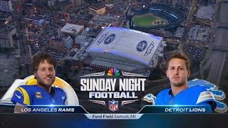 NBC Sunday Night Football 2024 Week 1 IntroTheme  Rams vs Lions [upl. by German]